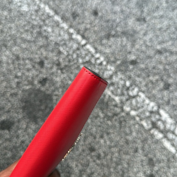 Kate Spade New York Stacy Bi Fold Wallet Cherry - Picture 14 of 15